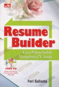 Resume Builder: Cara Paling Indah Mengelola CV Anda