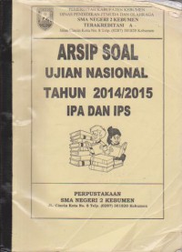 Arsip Soal Ujian Nasional Tahun 2014/2015 IPA dan IPS