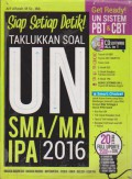 Siap Setiap Detik Taklukan Soal UN SMA/MA IPA 2016
