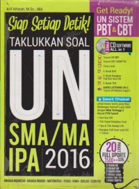 Siap Setiap Detik Taklukan Soal UN SMA/MA IPA 2016