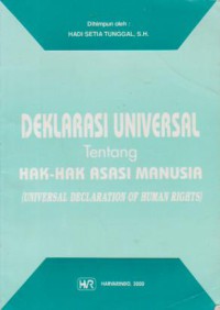 Deklarasi Universal Tentang Hak-Hak Asasi Manusia