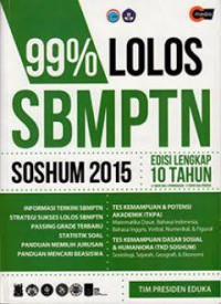 99% Lolos SBMPTN SOSHUM 2015