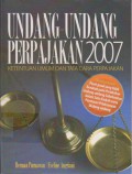 Undang-Undang Perpajakan 2007 : Ketentuan Umum dan Tata Cara Perpajakan