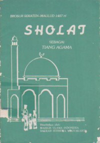 Sholat Sebagai Tiang Agama