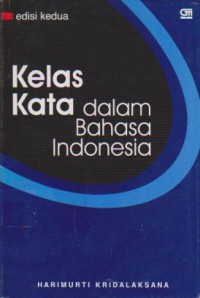 Kelas Kata Dalam Bahasa Indonesia