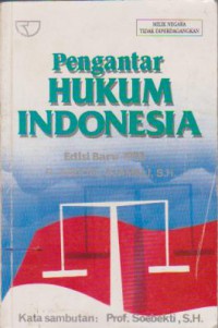 Pengantar Hukum Indonesia