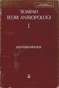 Sejarah Teori Antropologi 1