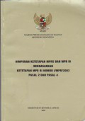 Himpunan Ketetapan MPRS dan MPR RI Berdasarkan Ketetapan MPR RI Nomor I/MPR/2003 Pasal 2 dan Pasal 4