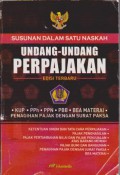 Susunan Dalam Satu Naskah Undang-Undang Perpajakan