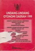 Undang-Undang Otonomi Daerah 1999