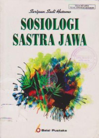 Sosiologi Sastra Jawa