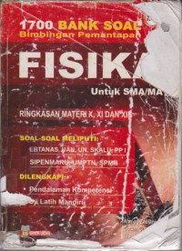 Image of 1700 Bank Soal Fisika Untuk SMA/MA