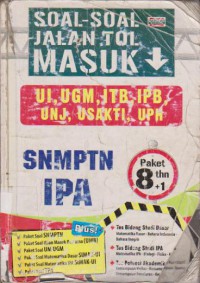 Soal-Soal Jalan Tol UI, UGM, ITB, IPB, UNJ, USAKTI, UPH SNMPTN IPA
