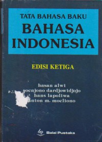 Image of Tata Bahasa Baku Bahasa Indonesia