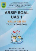 Arsip Soal UAS 1 Kelas XII IPS Tahun 2015/2016