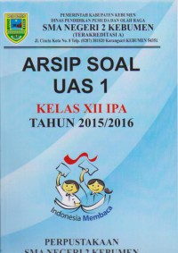 Arsip Soal UAS 1 Kelas XII IPA Tahun 2015/2016