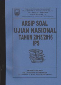 Arsip Soal Ujian Nasional Tahun 2015/2016 IPS