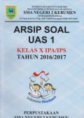 Arsip Soal UAS 1 Kelas XI IPA/IPS Tahun 2016/2017