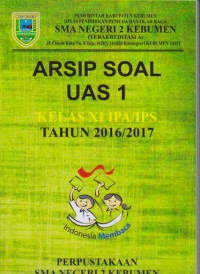 Arsip Soal UAS 1 Kelas X IPA/IPS Tahun 2016/2017